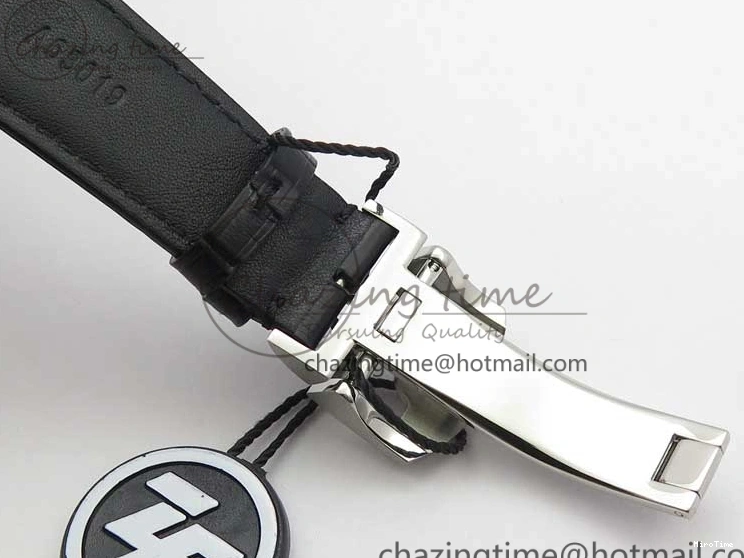 MIROTIME 0108 Portuguese Real PR Real Annual Calendar IW503502 ZF 1:1 Best Edition Black Dial Steel Markers on Black Leather Strap A StreetReady 7134